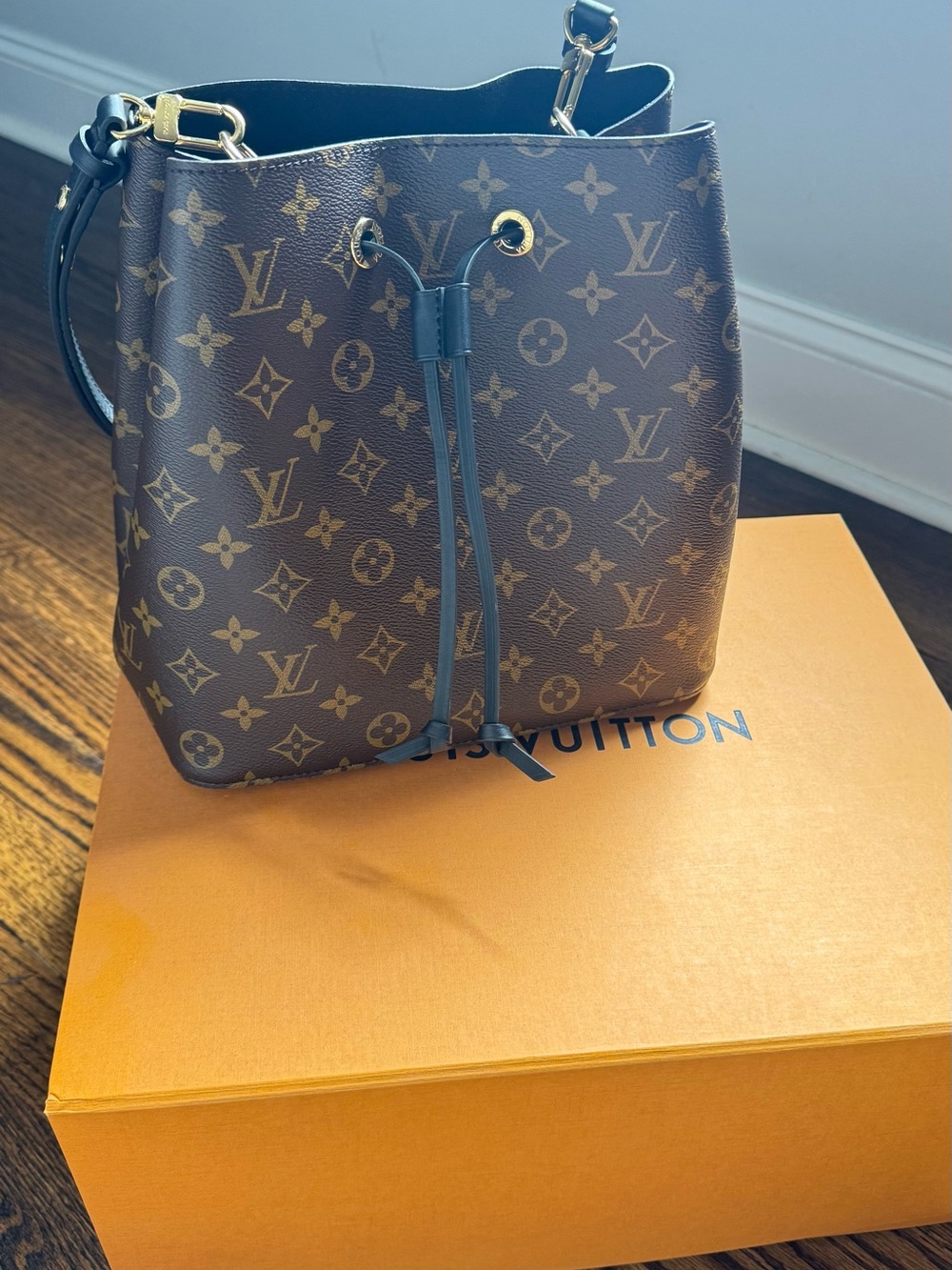 Louis Vuitton Monogram Canvas NéoNoé Bucket Bag in Brown
